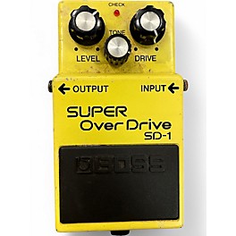 Used BOSS SD1 Super Overdrive Effect Pedal