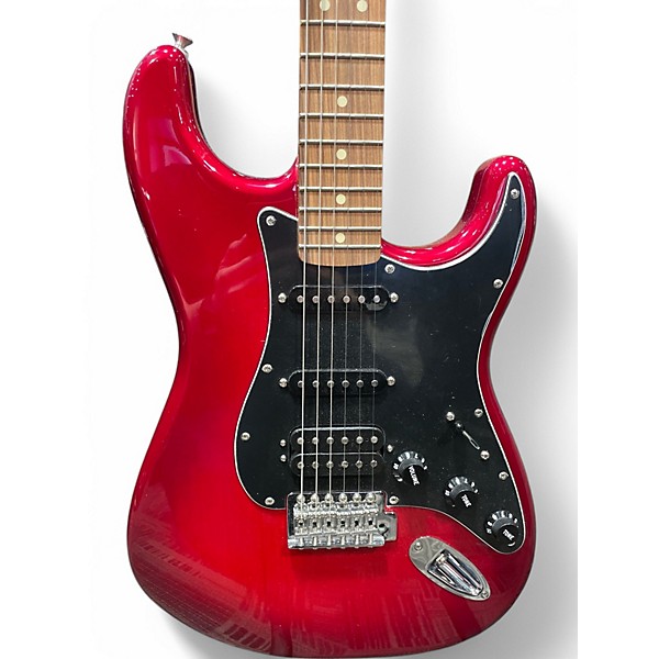 Used Fender Player Stratocaster Candy Apple Red Burst Solid Body Electric Guitar