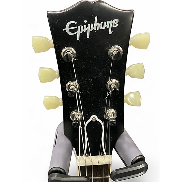 Used Epiphone Les Paul Kirk Hammett Greent Lemon Burst Solid Body Electric Guitar