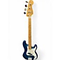 Used Fender Standard Precision Bass Metallic Aqua Marine Electric Bass Guitar thumbnail