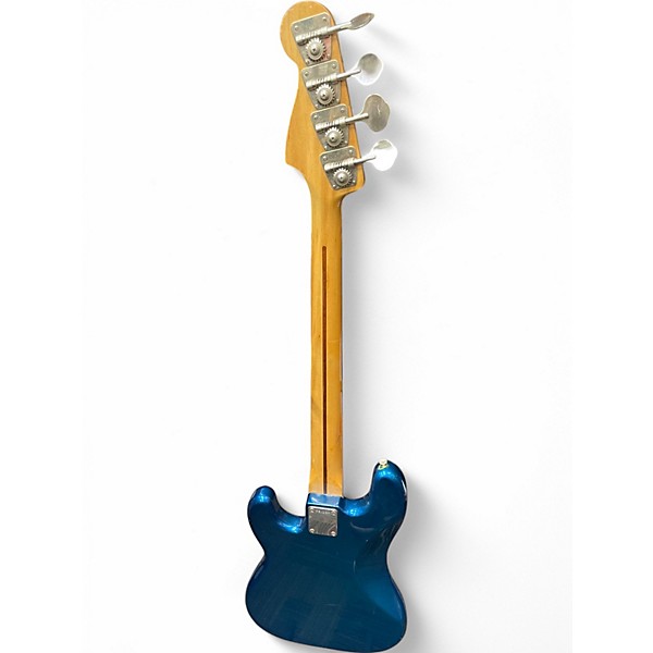 Used Fender Standard Precision Bass Metallic Aqua Marine Electric Bass Guitar