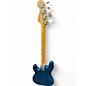 Used Fender Standard Precision Bass Metallic Aqua Marine Electric Bass Guitar