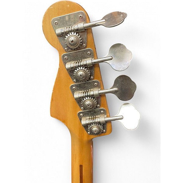 Used Fender Standard Precision Bass Metallic Aqua Marine Electric Bass Guitar