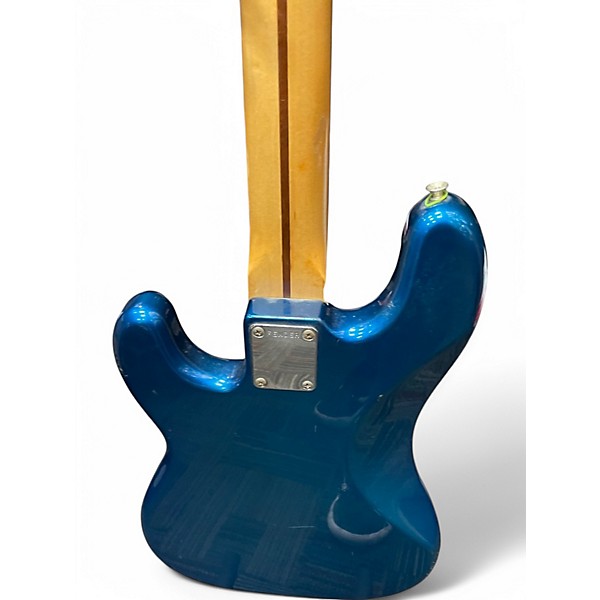 Used Fender Standard Precision Bass Metallic Aqua Marine Electric Bass Guitar