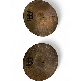 Used MEINL 14in Byzance Dark Hi Hat Pair Cymbal
