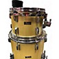 Used Pearl 3 Piece WOOD-FIBERGLASS GOLD Drum Kit