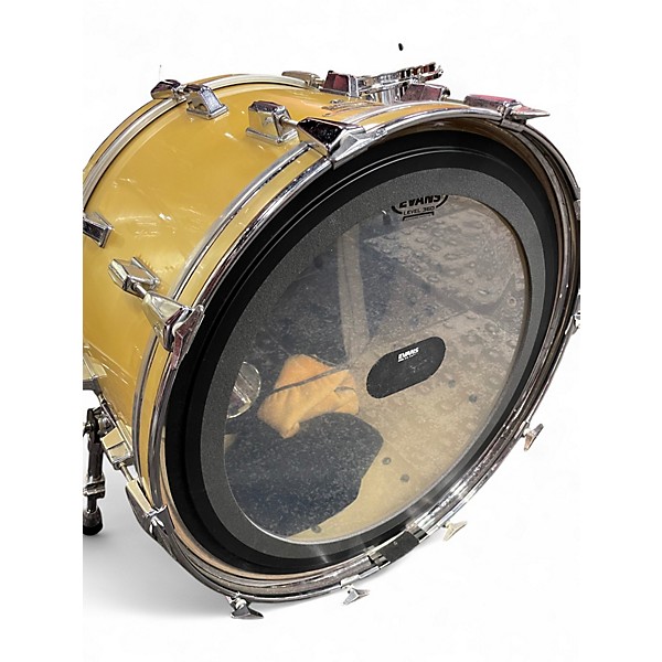 Used Pearl 3 Piece WOOD-FIBERGLASS GOLD Drum Kit