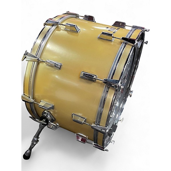 Used Pearl 3 Piece WOOD-FIBERGLASS GOLD Drum Kit