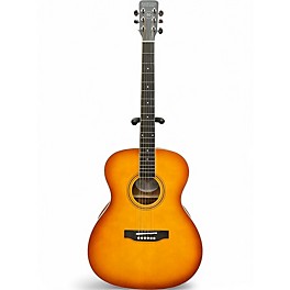 Used Nashville Guitar Works OM10EB Cherry Sunburst Acoustic Guitar
