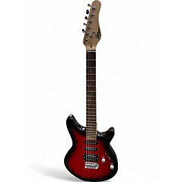 Used Rogue RR100 Wine Red Burst Solid Body Electric Guitar