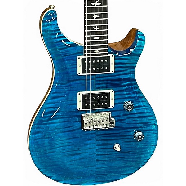 Used 2021 PRS CE24 Blue Matteo Solid Body Electric Guitar