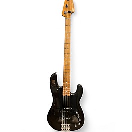 Used Charvel San Dimas PJ Bass Metallic Black Electric Bass Guitar