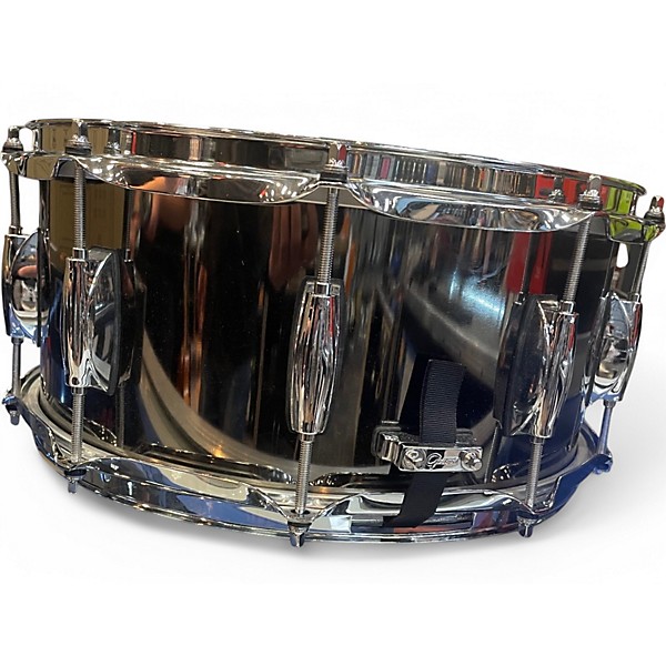 Used Gretsch Drums 6.5X14 BLACK NICKEL OVER STEEL BLACK NICKEL Drum