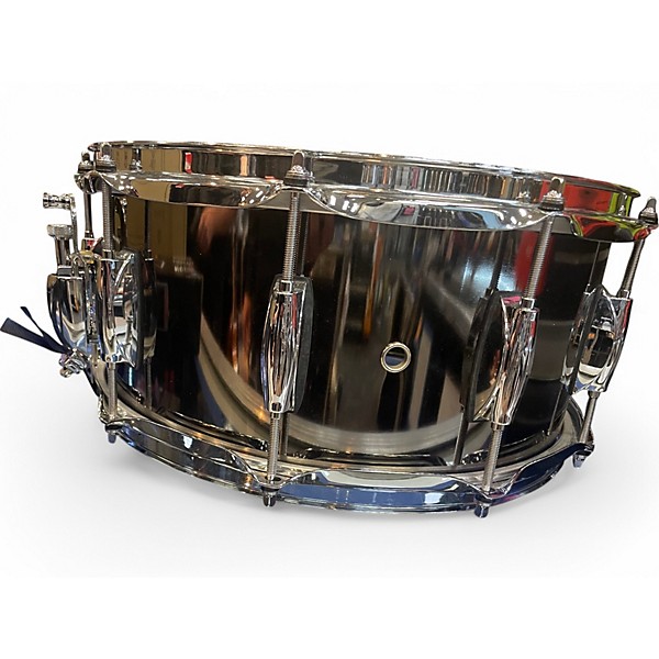 Used Gretsch Drums 6.5X14 BLACK NICKEL OVER STEEL BLACK NICKEL Drum
