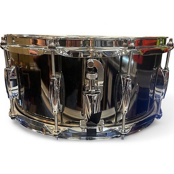 Used Gretsch Drums 6.5X14 BLACK NICKEL OVER STEEL BLACK NICKEL Drum