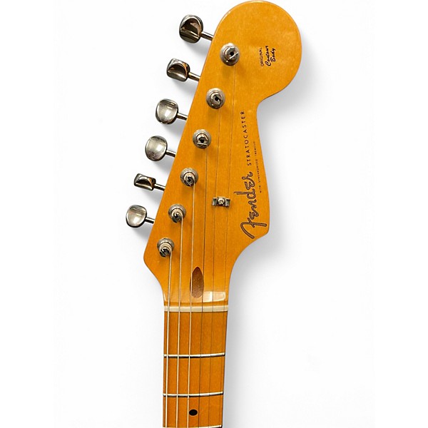 Vintage 1993 Fender AVRI '57 Reissue Black Solid Body Electric Guitar