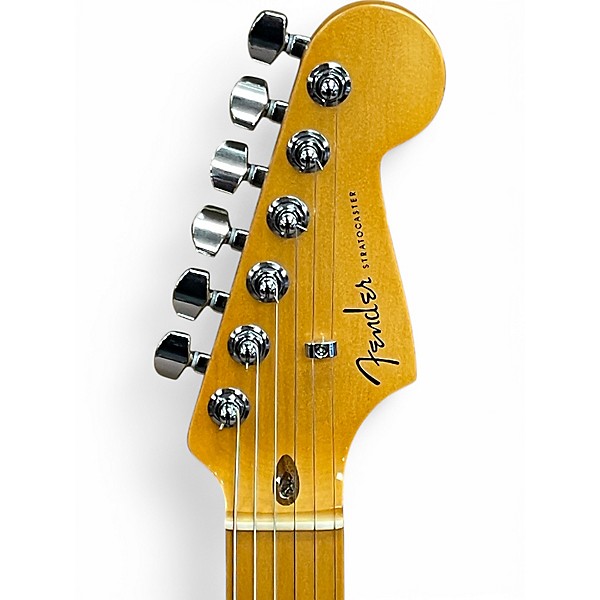 Used 2022 Fender American Ultra Stratocaster HSS Texas Tea Solid Body Electric Guitar