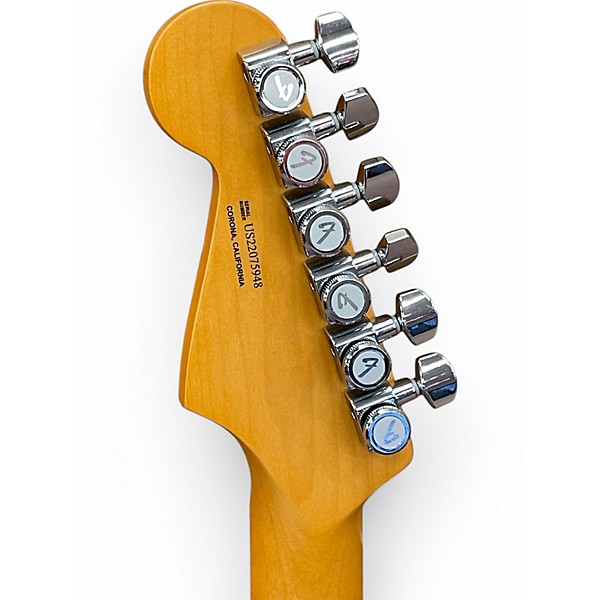 Used 2022 Fender American Ultra Stratocaster HSS Texas Tea Solid Body Electric Guitar