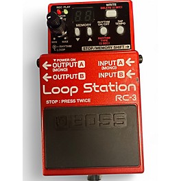 Used BOSS RC3 Loop Station Pedal