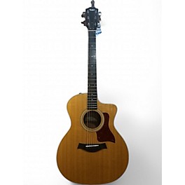 Used Taylor 214CE Natural Acoustic Electric Guitar