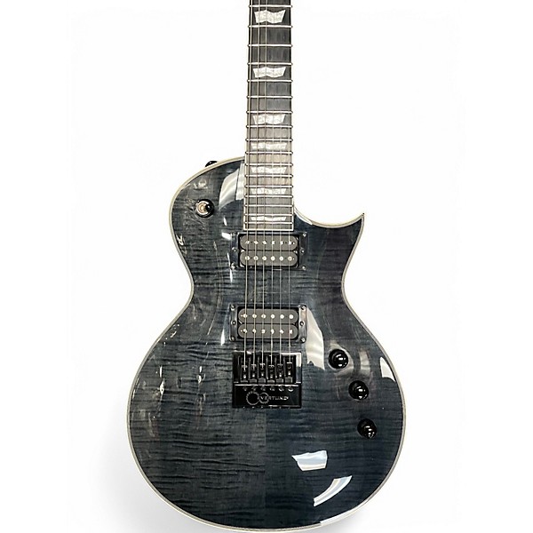 Used ESP EC1000 Evertune Trans Gray Solid Body Electric Guitar