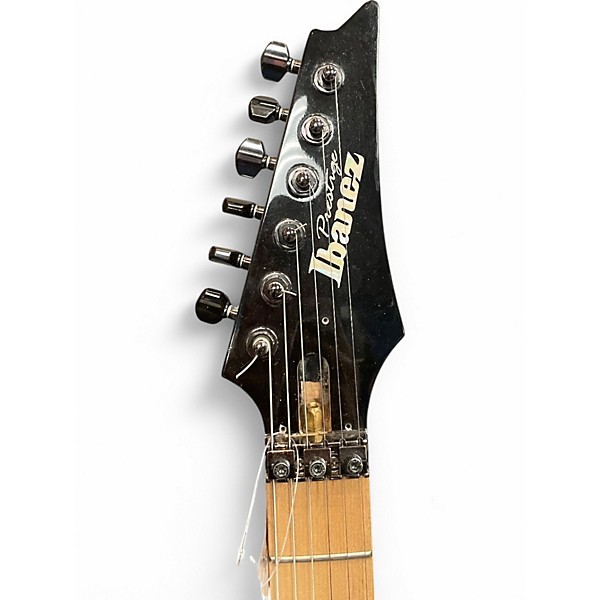 Used Ibanez RG3550MZ Prestige Series Black Solid Body Electric Guitar