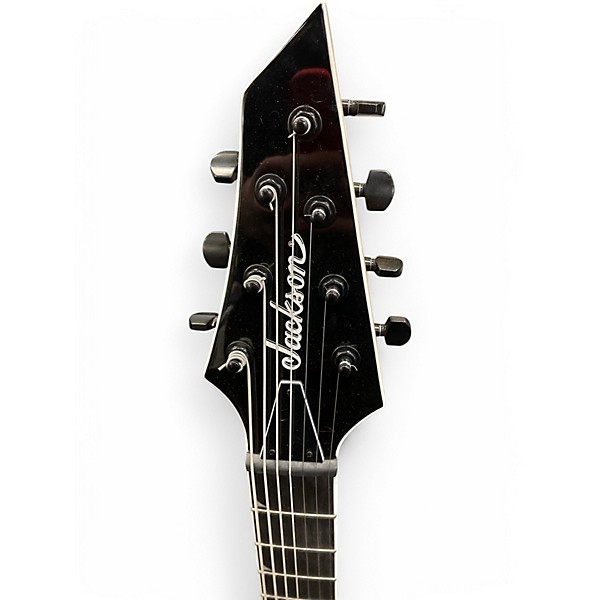 Used Jackson JS22Q-7 Trans Black Solid Body Electric Guitar