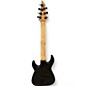 Used Jackson JS22Q-7 Trans Black Solid Body Electric Guitar