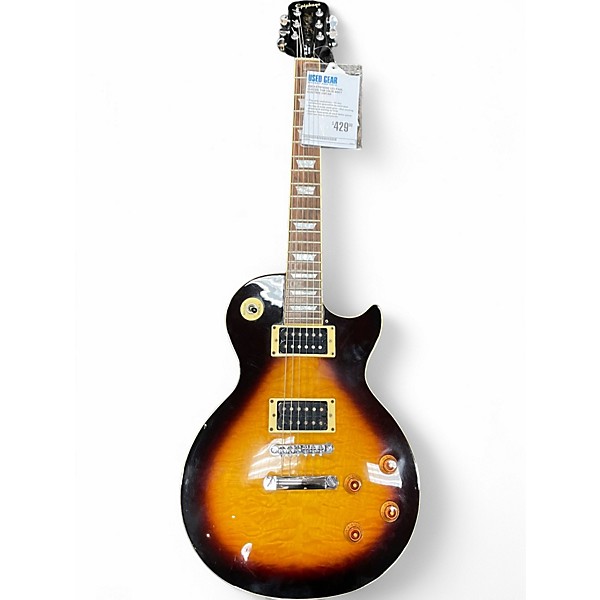 Used Epiphone Les Paul Classic Tobacco Sunburst Solid Body Electric Guitar