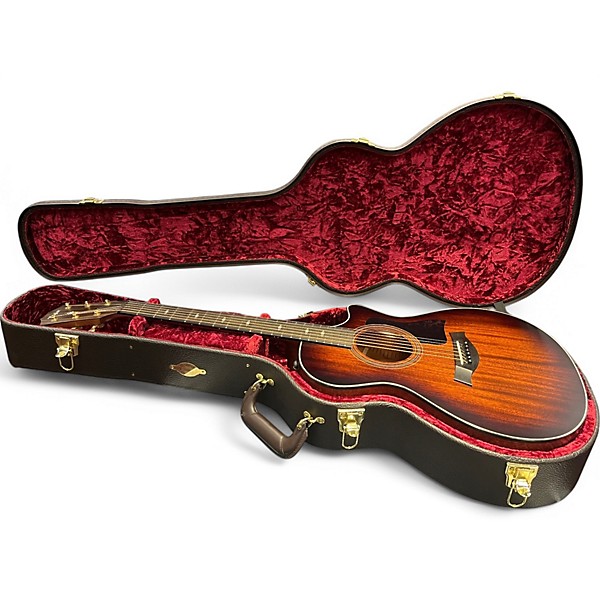 Used 2022 Taylor 322ce V-Class Grand Concert SHADED EDGE BURST Acoustic Electric Guitar