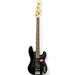 Used Squier Affinity Precision Bass Black Electric Bass Guitar