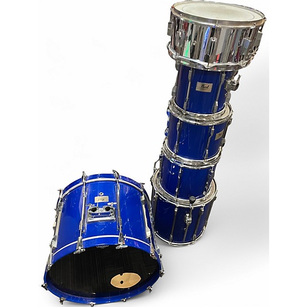 Used Pearl 6 Piece SESSION ELITE BLUE Drum Kit,Specials : American Fashion Style Bags On Sale