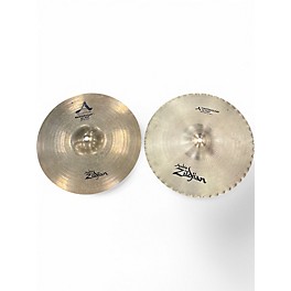 Used Zildjian 14in A Custom Mastersound Hi Hat Pair Cymbal