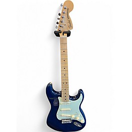 Used Fender Stratocaster Deluxe Blue Solid Body Electric Guitar