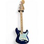 Used Fender Stratocaster Deluxe Blue Solid Body Electric Guitar thumbnail