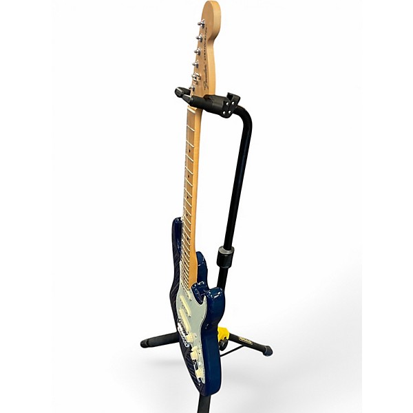 Used Fender Stratocaster Deluxe Blue Solid Body Electric Guitar