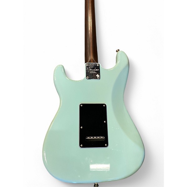 Used 2017 Fender American Professional Stratocaster with Rosewood Neck Daphne Blue Solid Body Electric Guitar