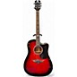 Used 2014 Keith Urban Light The Fuse Crimson Red Burst Acoustic Electric Guitar thumbnail