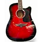 Used 2014 Keith Urban Light The Fuse Crimson Red Burst Acoustic Electric Guitar