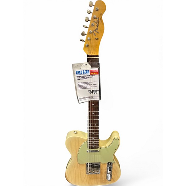 Used Fender 64 Telecaster Relic Blonde Solid Body Electric Guitar