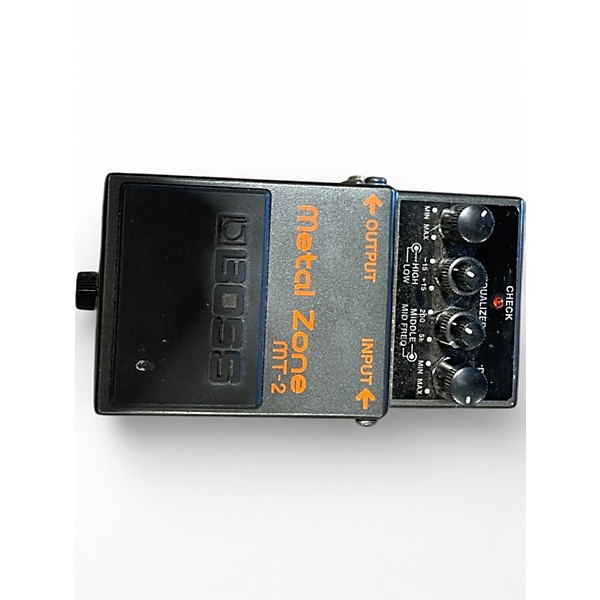 Used BOSS MT2 Metal Zone Distortion Effect Pedal