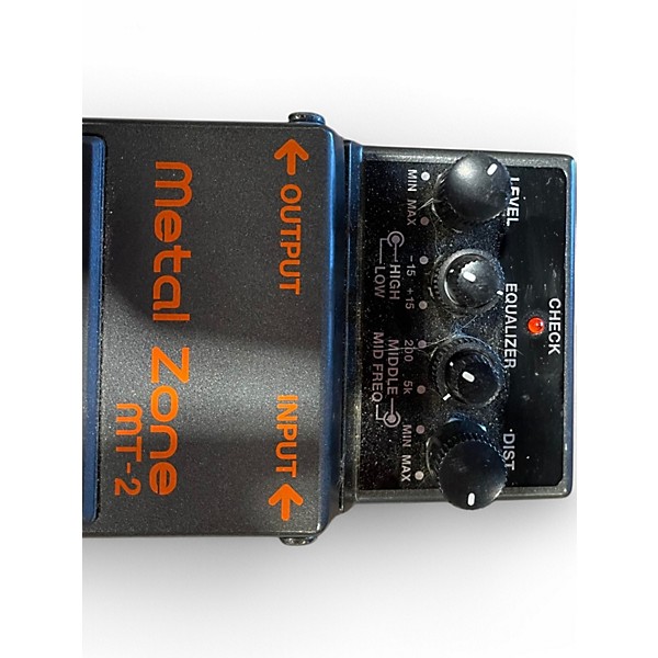 Used BOSS MT2 Metal Zone Distortion Effect Pedal