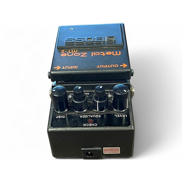 Used BOSS MT2 Metal Zone Distortion Effect Pedal