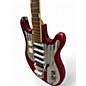Used Silvertone TEISCO WG4L Wine Red Solid Body Electric Guitar