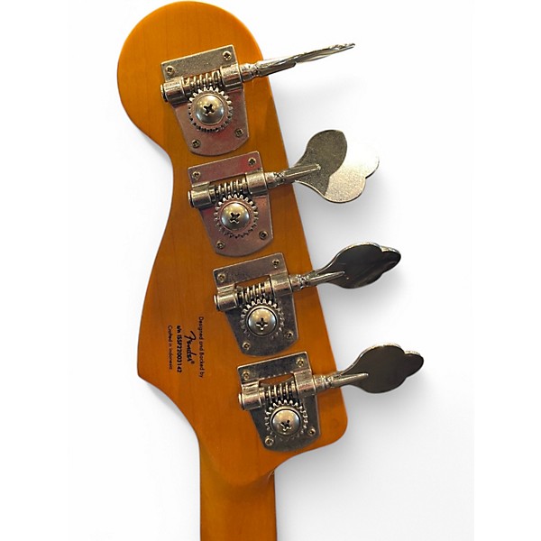 Used Squier Contemporary Jazz Bass Seafoam Green Electric Bass Guitar