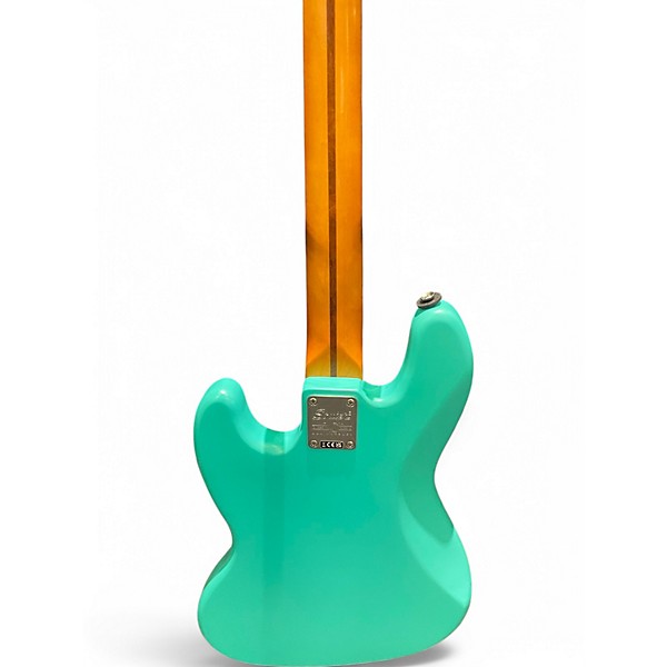 Used Squier Contemporary Jazz Bass Seafoam Green Electric