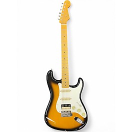Used Fender JV Modified 50s Stratocaster HSS 2 Tone Sunburst Solid Body Electric Guitar