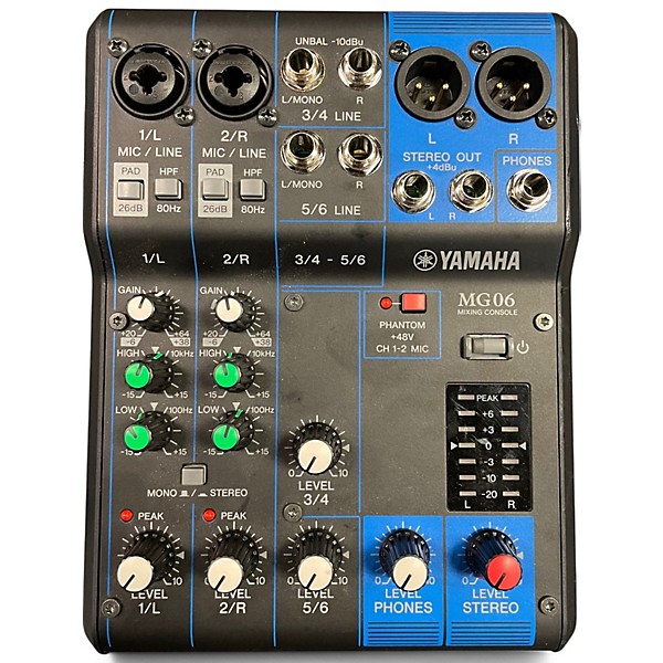 Used Yamaha MG06 Unpowered Mixer,New Products : American Fashion Style Bags On Sale