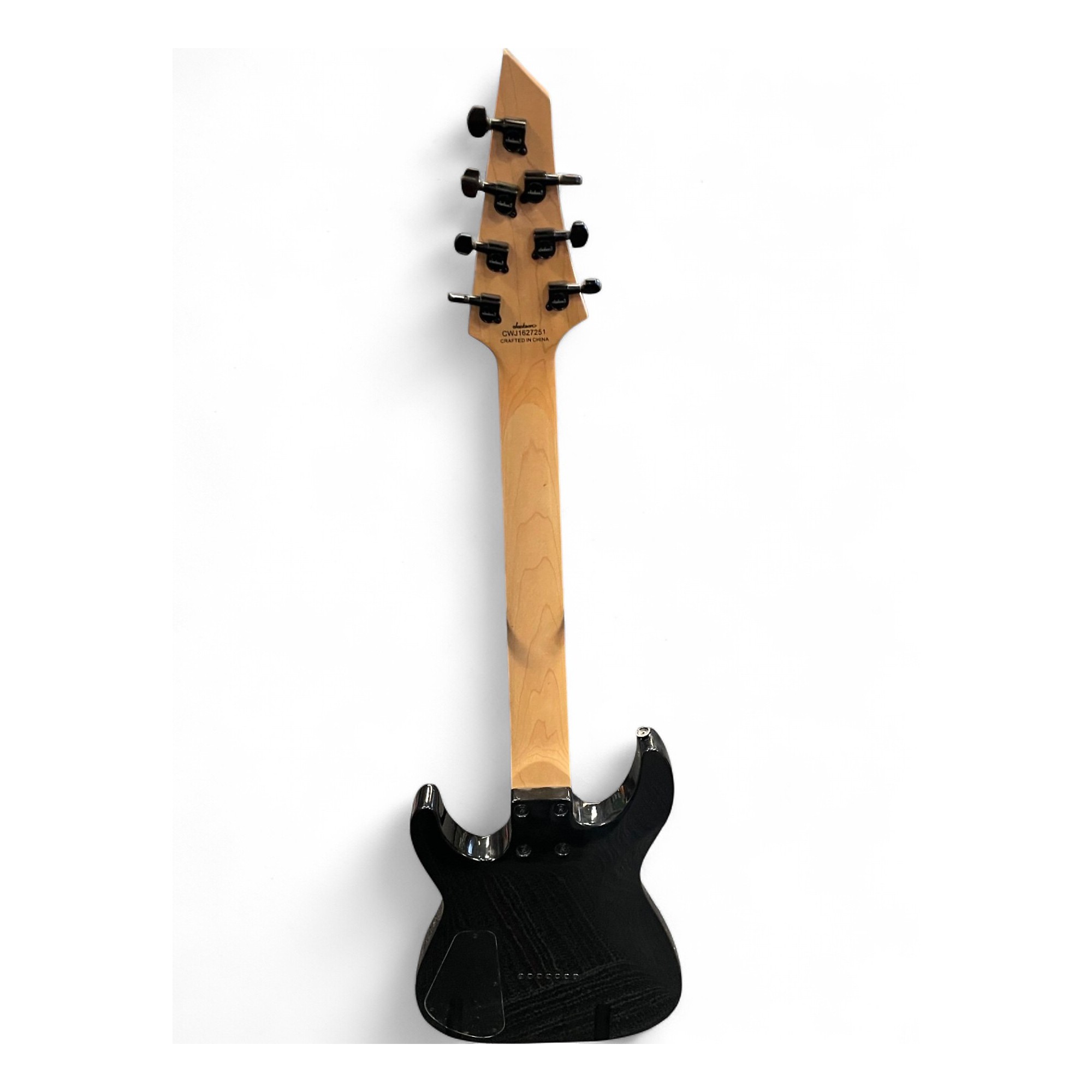 Used Jackson SLATXF7 Soloist 7 String Black Solid Body Electric