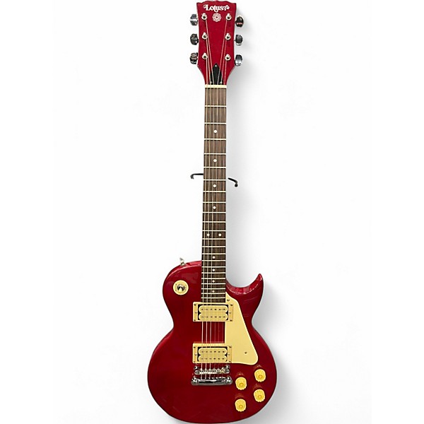 Used Lotus les paul copy red Solid Body Electric Guitar